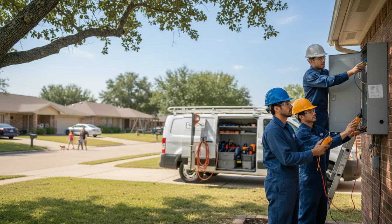 Certified electrician providing emergency electrical services in Sterling, KS